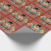 Cadeau papier d'emballage de cowboy (Coin)