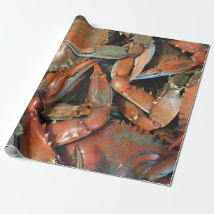 Cadeau Papier d'emballage de crabe