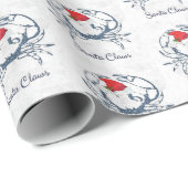 Cadeau Papier d'emballage de crabe de griffes de Père (Coin rond)