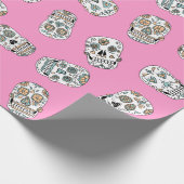 Cadeau Papier d'emballage de crâne de sucre (Coin)