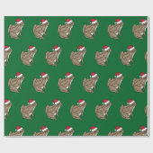 Cadeau Papier d'emballage de crapaud de Noël (Plat)