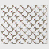 Cadeau Papier d'emballage de cricket (Plat)