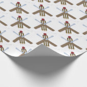 Cadeau Papier d'emballage de cricket (Coin)