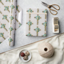 Papier d'emballage de croix de Pâques