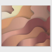 Cadeau papier d'emballage de cuivre (Plat)