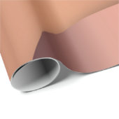 Cadeau papier d'emballage de cuivre (Coin rond)