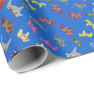 Cadeau Papier d'emballage de Dala de bébé