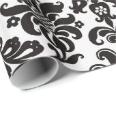 CADEAU PAPIER D'EMBALLAGE DE DAMASSÉ (Coin rond)