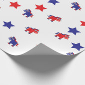 Cadeau Papier d'emballage de Démocrate (Coin)