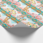 Cadeau papier d'emballage de désert d'animaux de (Coin)