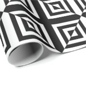 Cadeau papier d'emballage de diamants optiques (Coin rond)