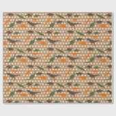 Cadeau Papier d'emballage de dinosaure (Plat)