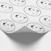 Cadeau Papier d'emballage de dogecoin subtil (Coin)
