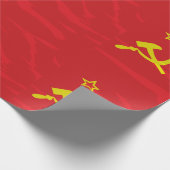 Cadeau Papier d'emballage de drapeau de l'URSS (Coin)