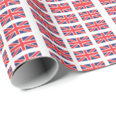Cadeau Papier d'emballage de drapeau d'Union Jack (Coin rond)