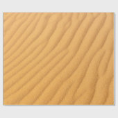 Cadeau Papier d'emballage de dune de sable (Plat)