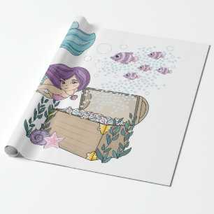 Cadeau papier d'emballage de fairy Tyvek