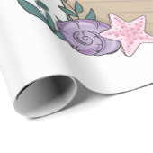 Cadeau papier d'emballage de fairy Tyvek (Coin rond)