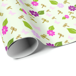 Cadeau Papier d'emballage de fête d'anniversaire de jardi