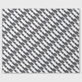 Cadeau Papier d'emballage de fête des pères heureuse (Plat)