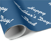 Cadeau papier d'emballage de fête des pères pour papa | b (Coin rond)