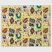 Cadeau Papier d'emballage de feuille instantanée de (Plat)