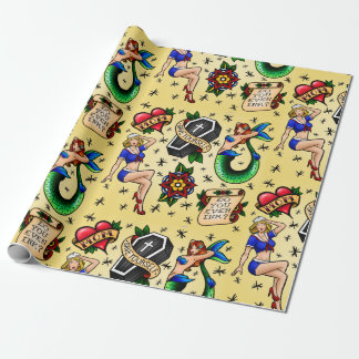 Cadeau Papier d'emballage de feuille instantanée de