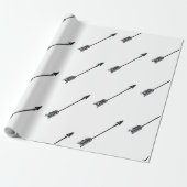 Cadeau Papier d'emballage de flèche (Déroulé)