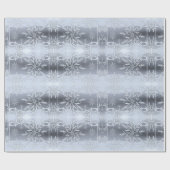 Cadeau Papier d'emballage de flocon d'argent (Plat)