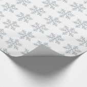 Cadeau Papier d'emballage de flocon de neige en cristal - (Coin)