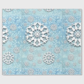 Cadeau Papier d'emballage "de flocons de féerie de danse" (Plat)