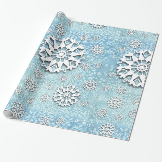 Cadeau Papier d'emballage "de flocons de féerie de danse"