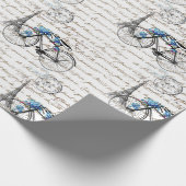 Cadeau Papier d'emballage de Forgetmenot de bicyclette de (Coin)