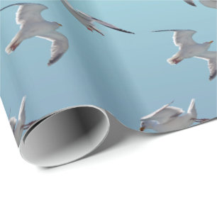 Cadeau Papier d'emballage de frénésie de mouette (méla