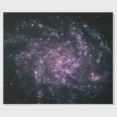 Cadeau Papier d'emballage de galaxie pourpre (Plat)