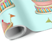 Cadeau Papier d'emballage de gâteau (Coin rond)