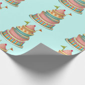Cadeau Papier d'emballage de gâteau (Coin)