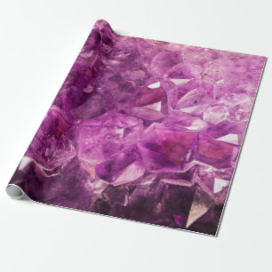 Cadeau Papier d'emballage de gemme pourpre