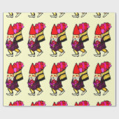 Cadeau Papier d'emballage de GNOME de VALENTINE (Plat)