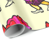 Cadeau Papier d'emballage de GNOME de VALENTINE (Coin rond)