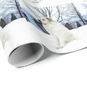 Cadeau Papier d'emballage de Grands Pyrénées (Coin rond)