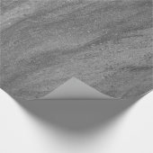 Cadeau Papier d'emballage de granit gris-foncé (Coin)
