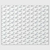 Cadeau Papier d'emballage de grenouille mignonne de (Plat)