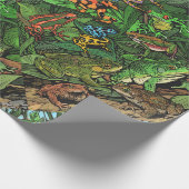 Cadeau Papier d'emballage de grenouilles (Coin)