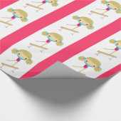 Cadeau Papier d'emballage de gymnastique (Coin)