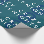 Cadeau Papier d'emballage de Hanoukka de 8 nuits folles (Coin)