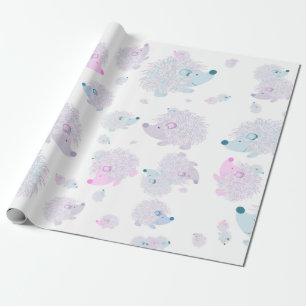 Cadeau Papier d'emballage de hérisson