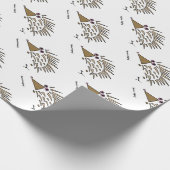 Cadeau Papier d'emballage de hérisson abstrait (Coin)