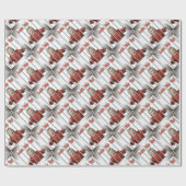 Cadeau papier d'emballage de hillary Clinton (Plat)