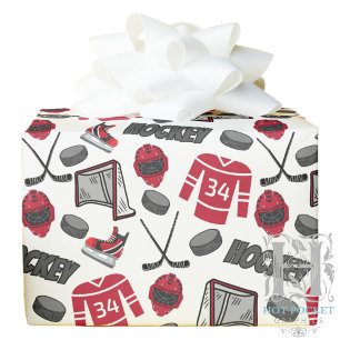 Cadeau Papier d'emballage de hockey